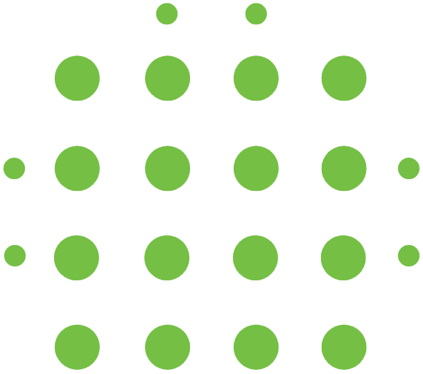 green dots background